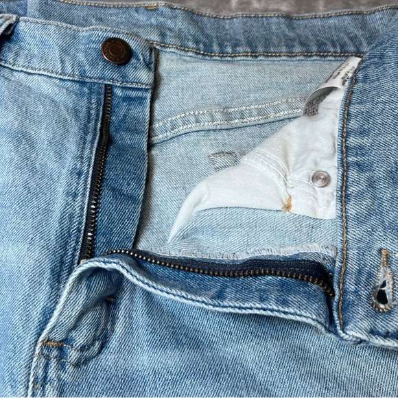 Wrangler Premium Quality Blue Jean Shorts Mens 32 Comfort Fit Retro Denim Y2K - Picture 6 of 15